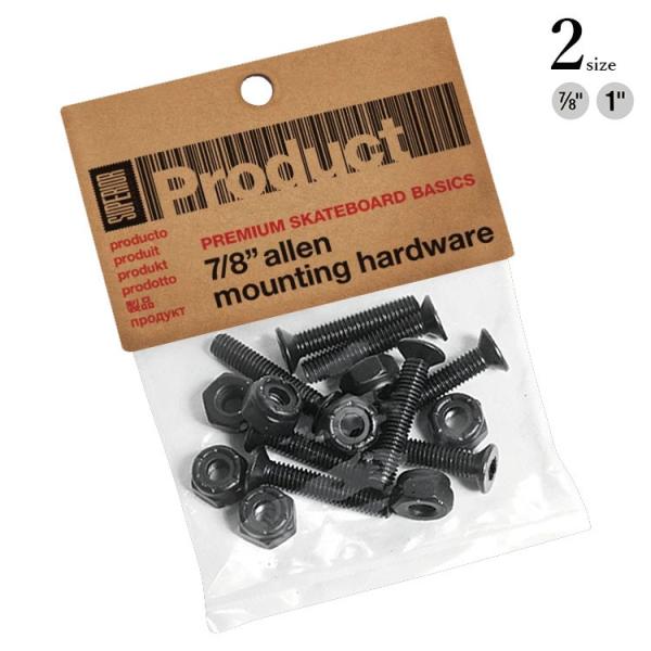「メール便可/送料220円」 SUPERIOR (スペリオール) Mounting Hardware Allen 7/8