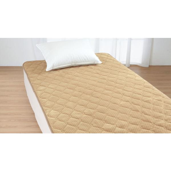 ロマンス小杉 岩盤浴　敷きパッド ベージュ シングル　冬用 ロマンス小杉 敷きパッド 冬 シングル ベッドパッド あったか