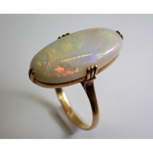 カンテラオパールリング　8号　ヴィンテージ　千本透かし カンテラオパールリング 8号 ヴィンテージ 千本透かし カンテラ