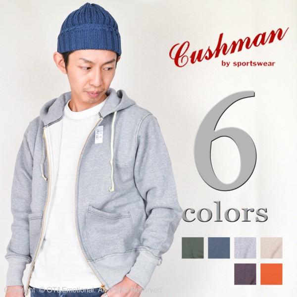 【美品】コーチ 中綿ニットパーカー フルジップ レザーエルボーパッチ グレー M CUSHMAN（クッシュマン） クッシュマン（Cushman）フルジップパーカー