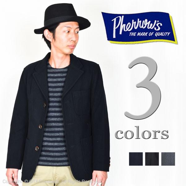 Pherrow S フェローズ メルトン テーラードジャケット Pmj1 Mpa32 Pmj1 Ot Emotional 通販 Yahoo ショッピング