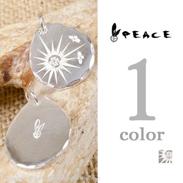 トップス peace goro's ピース（PEACE）メダルペンダントトップ SUN&EAGLE 25mm