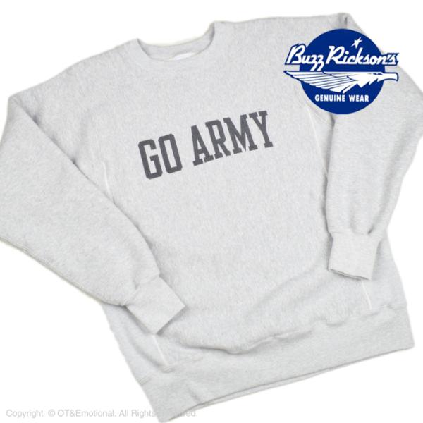 Buzz Rickson's バズリクソンズ GO ARMY スウェット BUZZ RICKSON'S バズリクソンズ GO ARMY BEAT NAVY スウェット