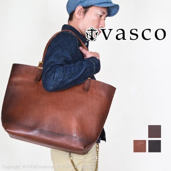 【希少】vasco ヴァスコ レザー トートバッグ ブラウン 新品だと在庫なし vasco（ヴァスコ） レザーサドルトートバッグ ブラウン LEATHER SADDLE