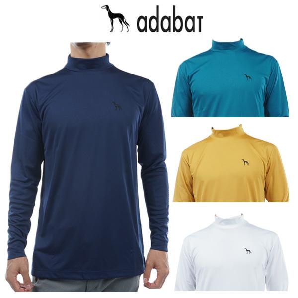 adabat】アダバット ゴルフウェア モックネックシャツ 長袖 40(L