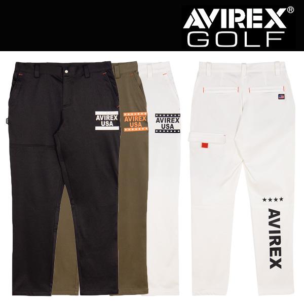 AVIREX GOLF [アヴィレックスゴルフ]防寒中綿パンツ ホワイトカモ AVIREX GOLF ストレッチスリムカーゴパンツ AVG3F-AP11 パンツ