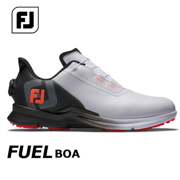 FootJoy 25 FJ フューエル ボア 【ホワイト/ブラック】 55435 FootJoy 25 FJ フューエル ボア 【ホワイト/ブラック】 55435