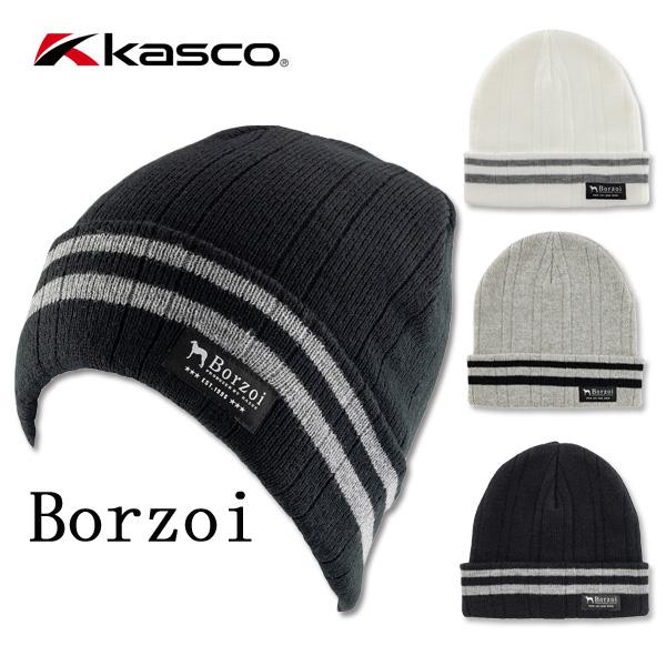 Kasco ニットキャップ ゴルフ BZKC-2430W メンズ  キャスコ 防寒 ニット帽 「送料無料 ネコポス便ポストに投函」ゴルフ 散歩 通勤