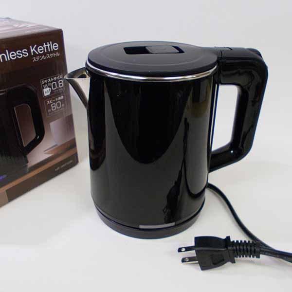 中古品】ステンレス ケトル ブラック スピード沸騰!<送料無料!>HT-09TSBK :UD-HT-09TS:お宝家電ドットコム - 通販 - Yahoo!ショッピング 中古品】ステンレス ケトル ブラック スピード沸騰!<送料無料!>HT-09TSBK :UD-HT-09TS:お宝家電ドットコム - 通販 - Yahoo!ショッピング