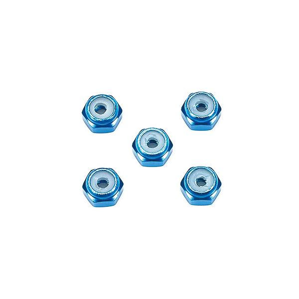 ミニ四駆 2mmアルミロックナット (ブルー5個) 15500 TAMIYA