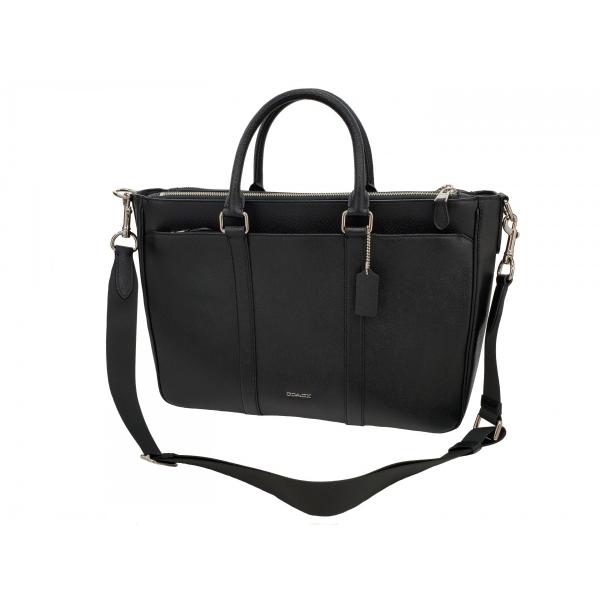 【美品】コーチ メトロポリタン 2way ビジネスバッグ レザー A4可 肩掛け COACH（コーチ） ビジネスバッグ メトロポリタン ワークバッグ メンズ