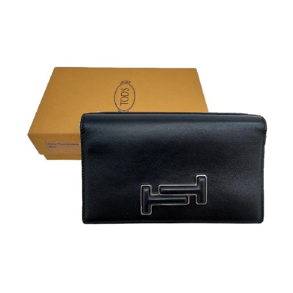 TOD'S TOD'S トッズ「未使用品」ダブルT レザー レディース TOD'S TOD'S トッズ「未使用品」ダブルT レザー レディース