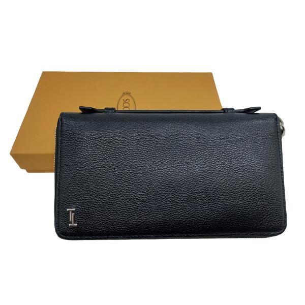 TOD'S（トッズ） トッズ「未使用品」ダブルT ダブルジップ
