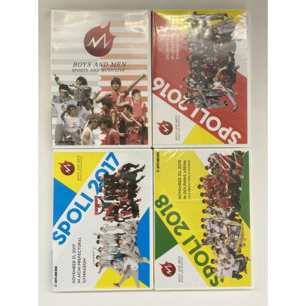 スポライ2015〜2018 4本セット / BOYS AND MEN [DVD] : お宝