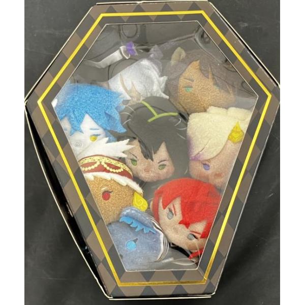 ツイステッドワンダーランド ツムツム ぬいぐるみ 寮長 8体 セット ツイステ 中古】寮長＆グリム ボックス入りツムツムぬいぐるみ(8個セット