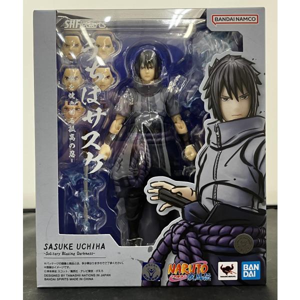 【中古】【未開封】S.H.Figuarts うちはサスケ -闇を焼き切る孤高の忍- NARUTO