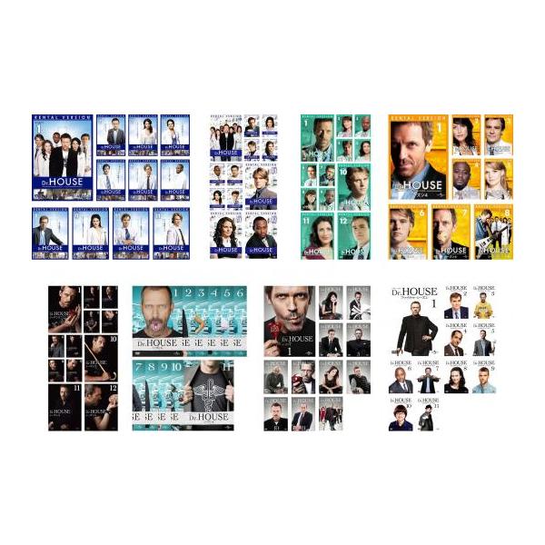 ケース無::Dr HOUSE ドクター ハウス 全89枚 シーズン1、2、3、4、5、6、7、ファイナル レンタル落ち 全巻セット 中古 DVD
