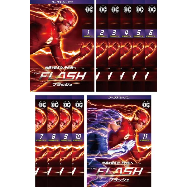 ケース無::THE FLASH フラッシュ フィフス シーズン5 全11枚 第1話〜第22話 最終 レンタル落ち 全巻セット 中古 DVD