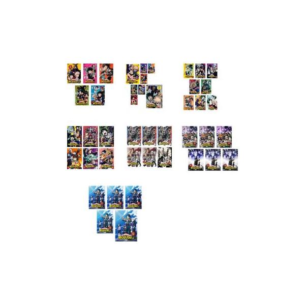 僕のヒーローアカデミア 全44枚 シーズン1、2、3、4、5、6、7 レンタル落ち 全巻セット 中古 DVD
