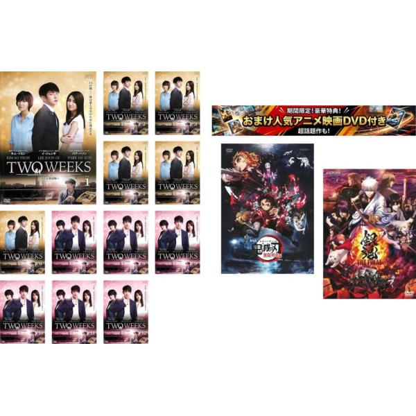 ケース無::TWO WEEKS テレビ放送版 全12枚 第1話〜第24話 最終、おまけ【劇場版 鬼滅の刃 無限列車編 + 銀魂 THE FINAL】付き レンタル落