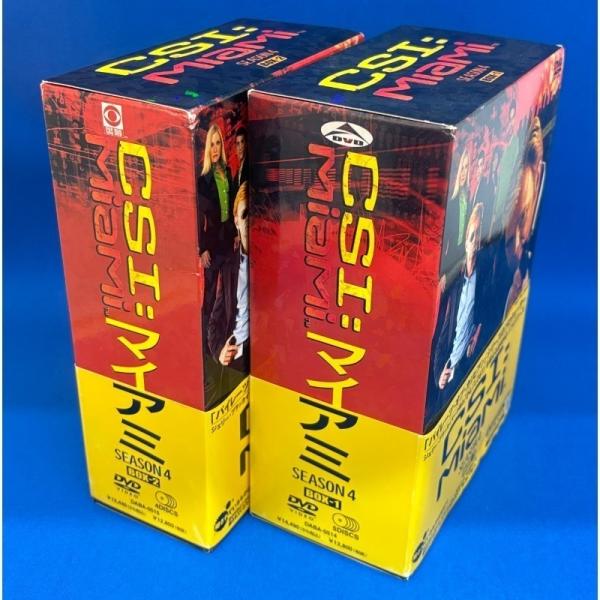 [h-182-4] ＣＳＩ：マイアミ シーズン４ DVD BOX-１、BOX-２ 【セル版】