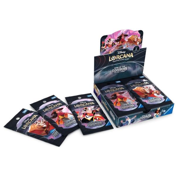 他サイト： 【新品】ディズニー・ロルカナ・TCG 日本語版 ブースターパック フラッドボーンの渾沌 1BOX(16パック入り)の商品画像