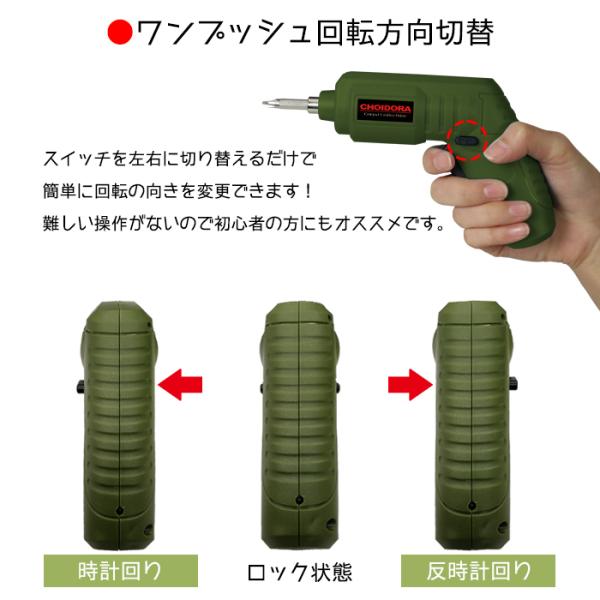電動ドライバー ちょいドラ Usb充電式 マグネットチャック方式 ビット4種 日曜大工 Diy 電動工具 ドリルcsd3000 Csd3000 お宝通販ショッピング 通販 Yahoo ショッピング
