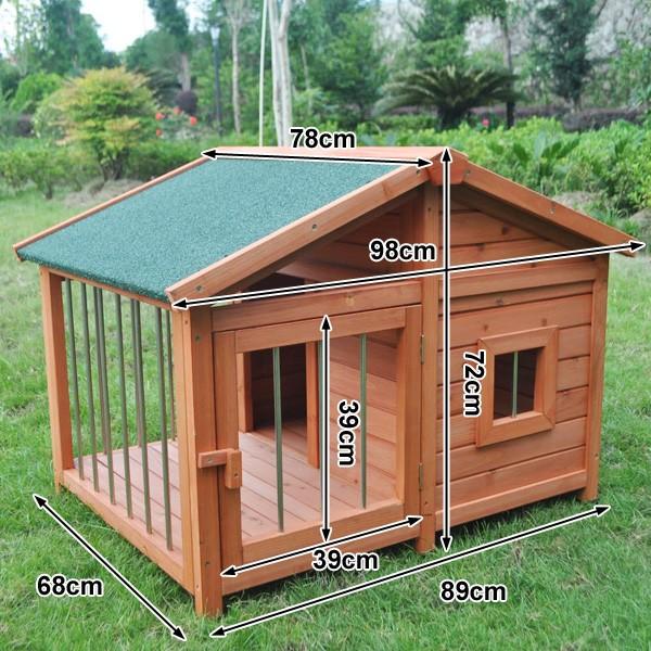 木製ペットハウス 屋根防水仕様 天然木 サークル付き 犬小屋 98 78 72cm 犬小屋dhdx007 Buyee Buyee 日本の通販商品 オークションの代理入札 代理購入