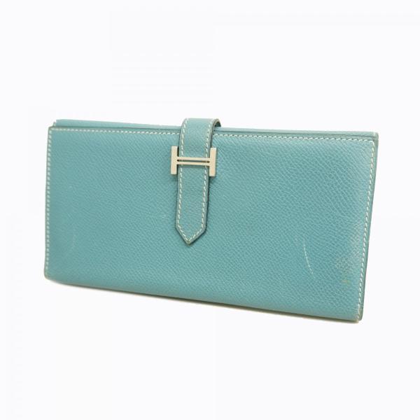 HERMES 【5cd3240】エルメス 長財布 ベアンデュプリ ヴォーエプソン  