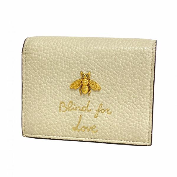 GUCCI 【5da0226】グッチ 財布 アニマリエ/ビー 460185 レザー GUCCI 【5da0226】グッチ 財布 アニマリエ/ビー 460185 レザー