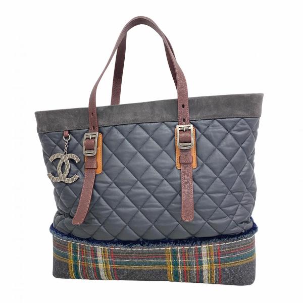 CHANEL 【5eb2021-c】シャネル トートバッグ マトラッセ レザー  