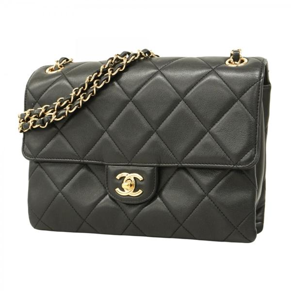 CHANEL 【5ec3494】シャネル ショルダーバッグ マトラッセ Wチェーン  