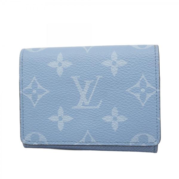 ルイヴィトンLOUIS VUITTONタイガラマ モノグラム名刺入れデニムブルー ルイヴィトンLOUIS VUITTONタイガラマ モノグラム名刺入れデニム