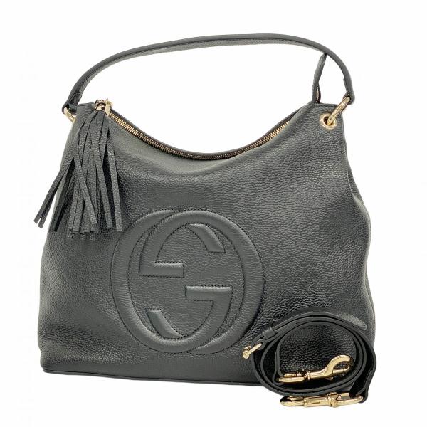 GUCCI ホーボー　ナイロン　レザー　バッグ　GG グッチ GUCCI 【5ga0535-b-h】グッチ ショルダーバッグ ソーホー 536194