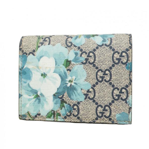 GUCCI 【5gd5487-h】グッチ 財布 GGブルームス 546372 PVC ベージュ  