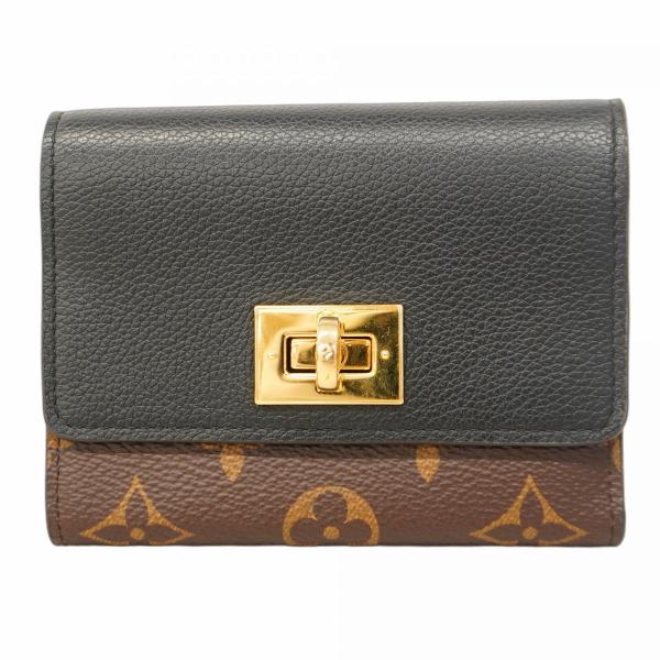ルイヴィトン ポルトモネビエカルトクレディ Wホック モノグラム 三つ折り財布 Louis Vuitton ルイヴィトン モノグラム 三つ折り財布