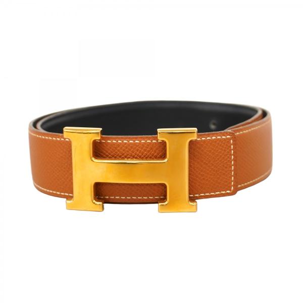 HERMES コンスタンス　Hバックル　クシュベル　A刻印 HERMES エルメス ベルトバックル 《H》 & リバーシブルベルト 32