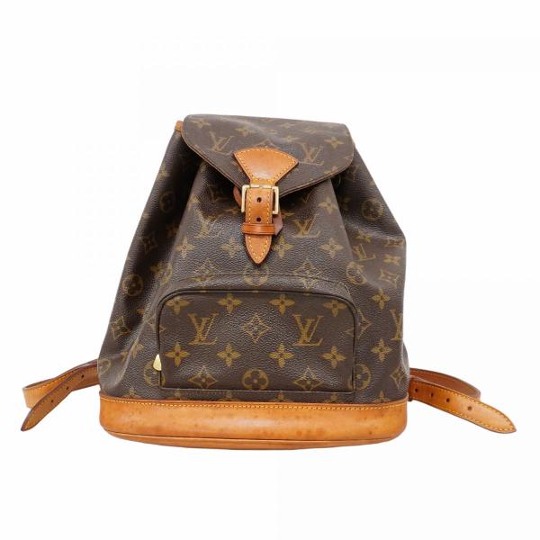 ルイ ヴィトン モンスリMM モノグラム リュック ヌメ革 LOUIS VUITTON ルイヴィトン Louis Vuitton バック モンスリ MM