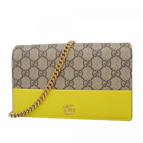 GUCCI グッチ ショルダー ウォレット GUCCI - グッチ ショルダー チェーンウォレット 財布の通販 by