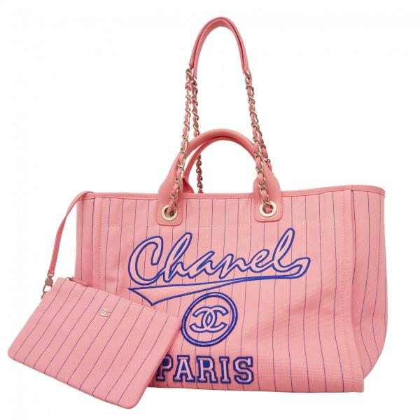 CHANEL シャネル　ピンクラバー トートバック シャネル CHANEL トートバッグ ピンク ラバー レディース 114