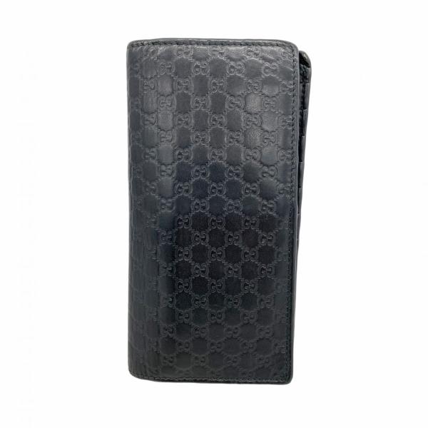 GUCCI ☆SALE【5ia1075-h】グッチ 長札入れ マイクログッチシマ