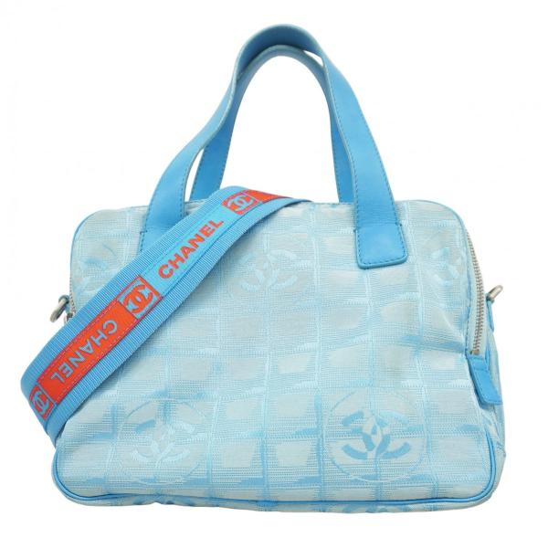 【良品】CHANEL シャネル ニュートラベル 旧 5番台 ハンドバッグ 良品 CHANEL シャネル ニュートラベルライン 横長 ハンドバッグ