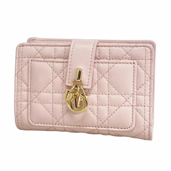 Christian Dior 【5ib2691-h】クリスチャンディオール 財布 カナージュ  