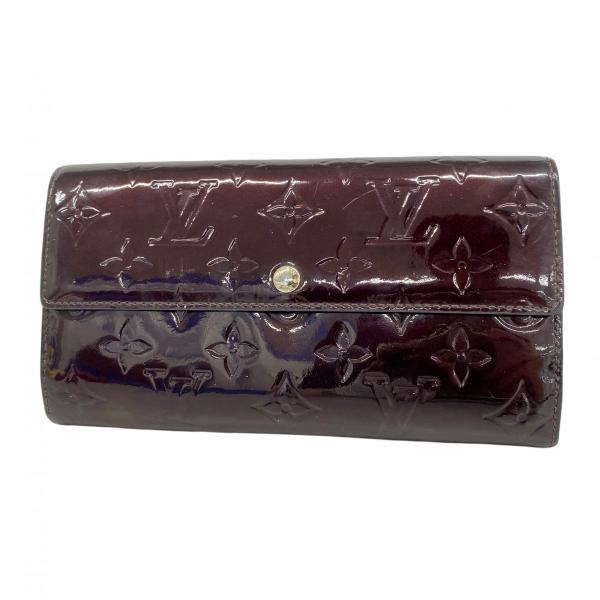 即購入歓迎！正規品！ルイヴィトン　ヴェルニ　アマラント⭐️折長財布 LOUIS VUITTON ルイヴィトン ヴェルニ アマラント ジッピー