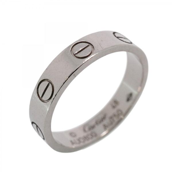 ★るきさん専用★【未使用美品】４℃ ホワイトゴールドリング8号 ☆るきさん専用☆【未使用美品】4℃ ホワイトゴールドリング8