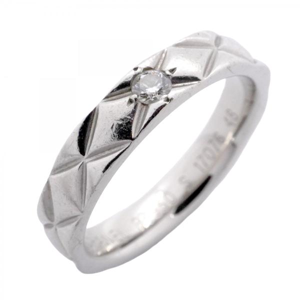 CHANEL ☆SALE【5jcb0443】シャネル リング マトラッセ 1PD Pt950  