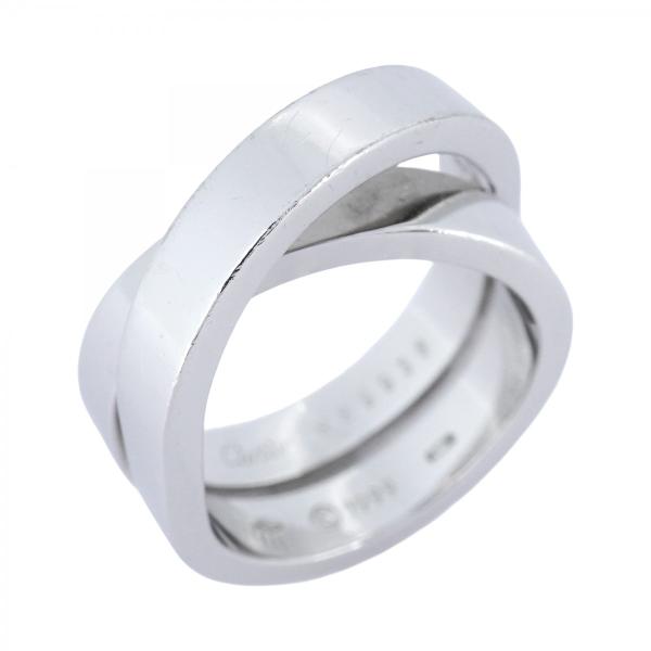 Cartier 【5jcb0777】カルティエ リング パリ K18WG ホワイトゴールド  