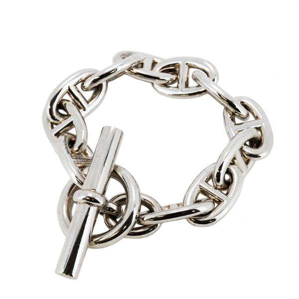 5jdb0534】エルメス ブレスレット シェーヌダンクル TGM 11コマ