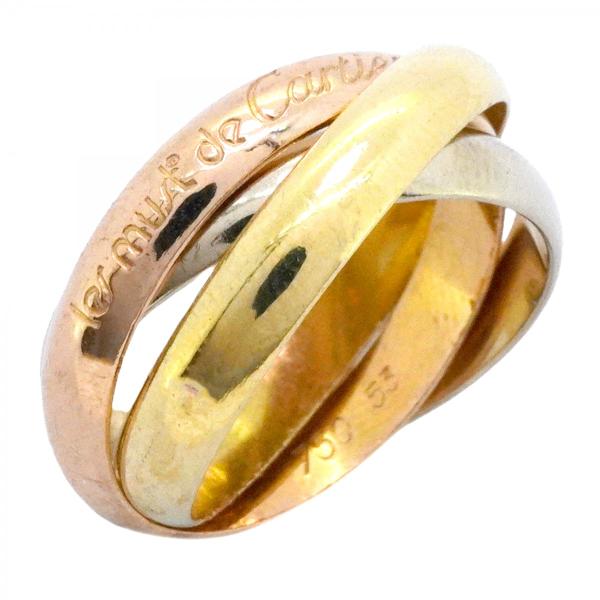 Cartier 【5jdb0582】カルティエ リング トリニティ K18YG Cartier 【5jdb0582】カルティエ リング トリニティ K18YG