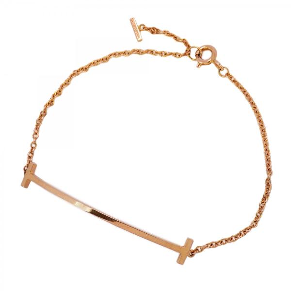 TIFFANY&Co. 【5jdb0865】ティファニー ブレスレット Tスマイル K18PG  